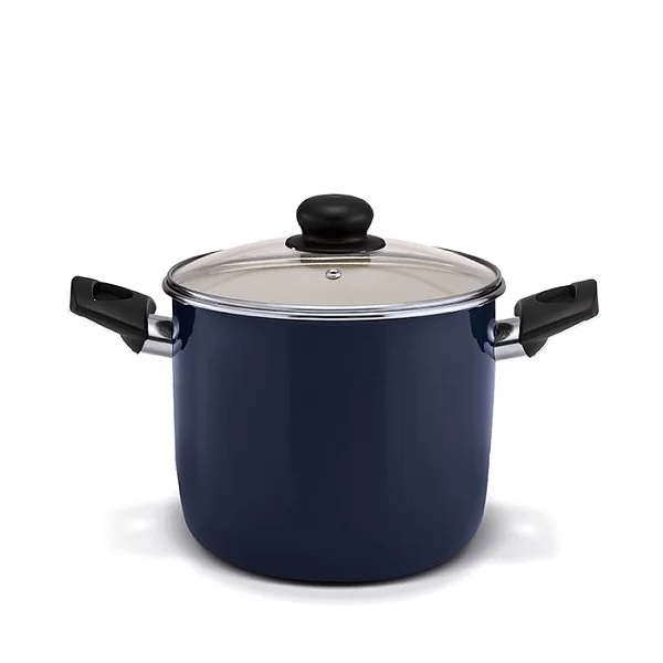 Кастрюля глубокая с крышкой Boheme Blue 8,1 л, диаметр 24 см, углеродистая сталь, цвет синий, BEKA, Бельгия, 14933244 - изобр. 7