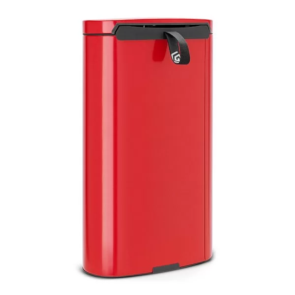 Мусорный бак эргономичный FlatBack+, 40л, пламенно-красный, Brabantia, 485220 - изобр. 9