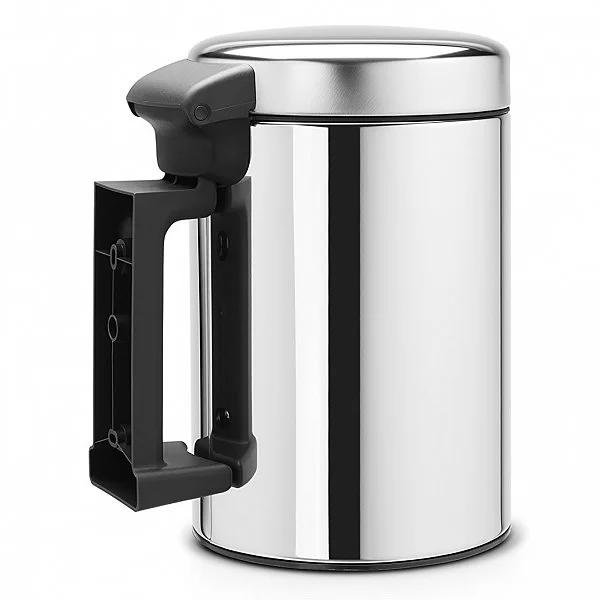 Мусорный бак настенный NewIcon, 3л, стальной, Brabantia, 115547 - изобр. 10