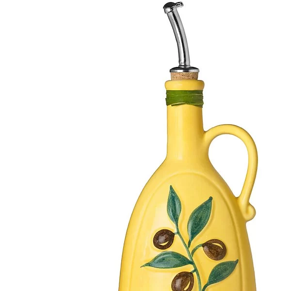 Бутылка для масла Giallo Sole 750 мл, керамика, Nuova Cer, Италия, 8155-GSO - изобр. 9