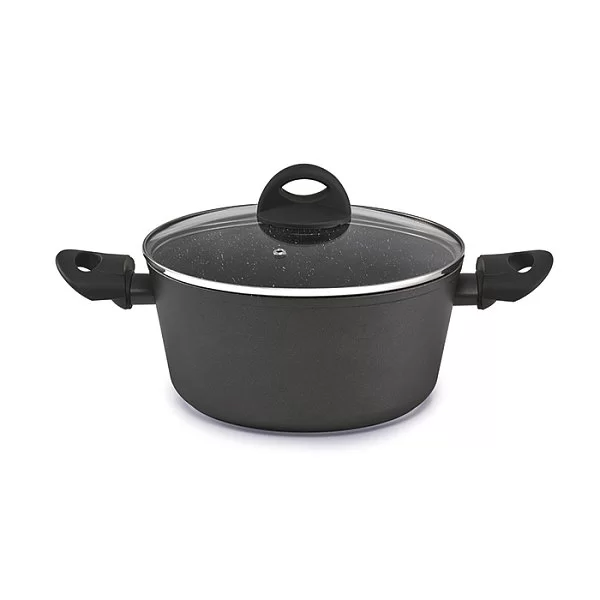 Кастрюля с крышкой Rock 4 л, диаметр 24 см, материал кованый алюминий, цвет черный, BEKA, Бельгия, 13951244 - изобр. 7