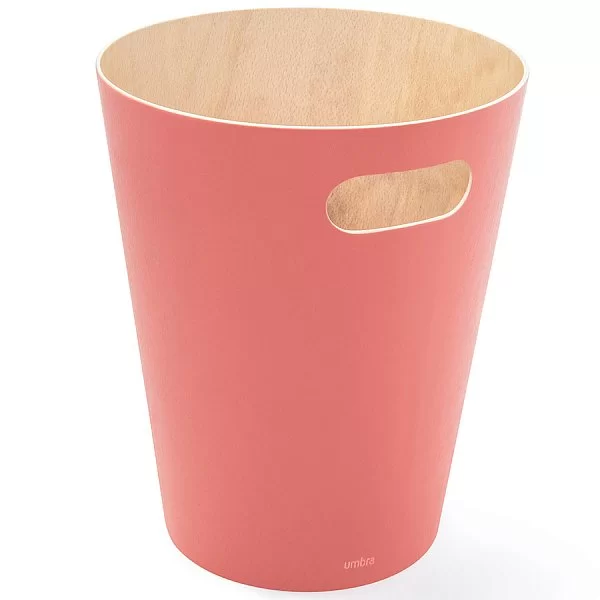 Корзина для мусора Woodrow материал дерево, цвет коралловый, Umbra, Канада, 082780-180 - изобр. 7