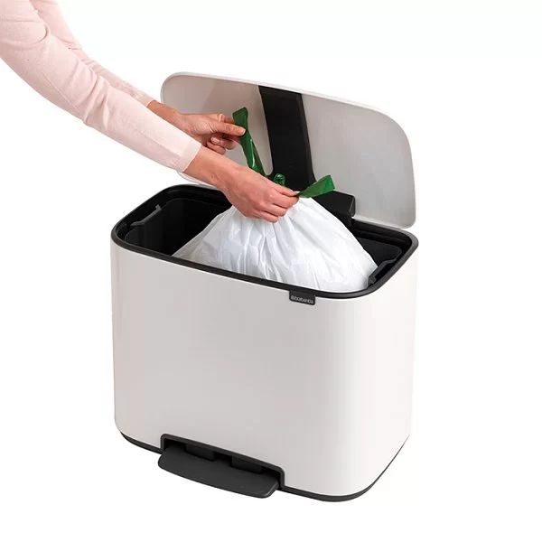 Мусорный бак c педалью Pedal Bin Bo, 36л, белый, Brabantia, 121388 - изобр. 18