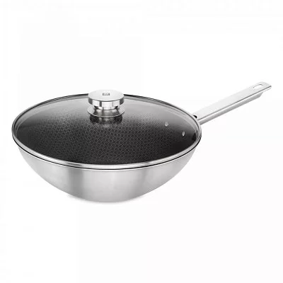 Сковорода-вок антипригарная 30 см диаметр 30 см, индукция, литой алюминий, съемная ручка, Gastrolux, Дания, A17-930 - изобр. 43