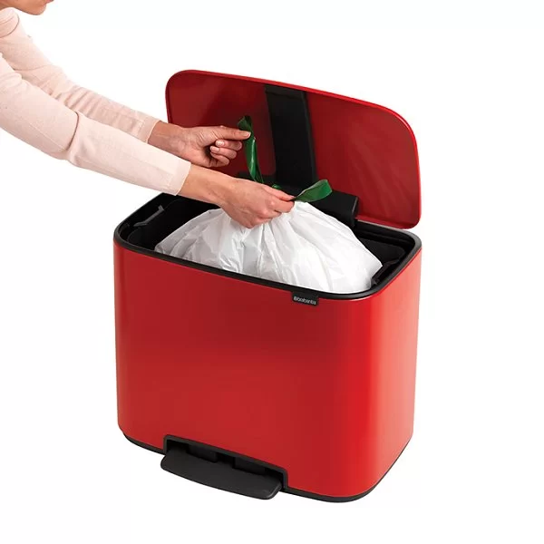 Мусорный бак c педалью Pedal Bin Bo, 36л, пламенно-красный, Brabantia, 121401 - изобр. 15