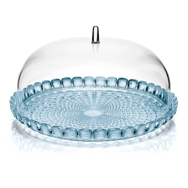 Блюдо сервировочное Tiffany S 30 см материал суперпластик, цвет голубой, Guzzini, Италия, 19950181 - изобр. 7