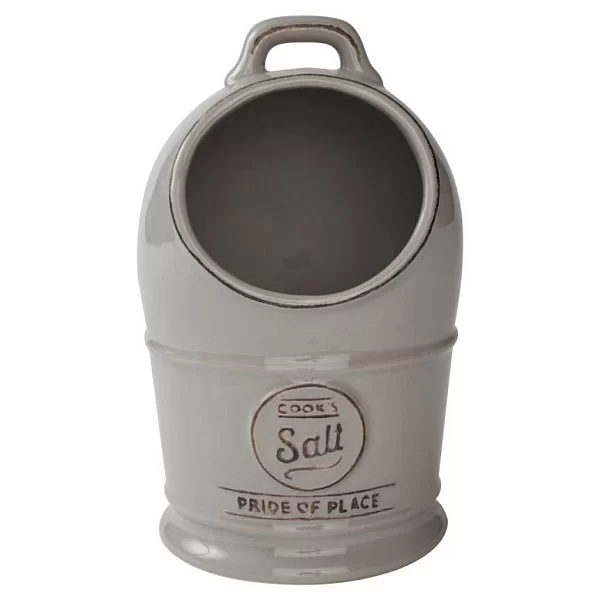 Ёмкость для соли Pride of Place Cool Grey, диаметр 11 см, материал керамика, цвет серый, T&G, Великобритания, 18102 - изобр. 7