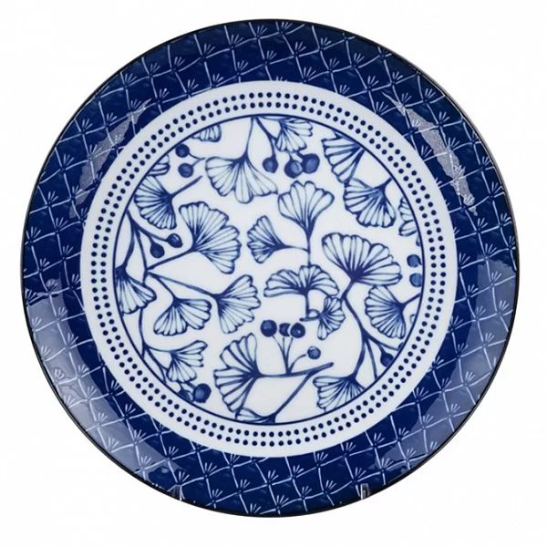Тарелка обеденная Flora Japonica 26 см фарфор, цвет синий, Tokyo Design, Япония, 16720 - изобр. 7