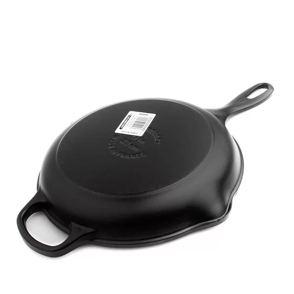 Сковорода 20 см, эмалированный чугун, цвет черный матовый, Le Creuset, Франция, 20182200000422 - изобр. 10