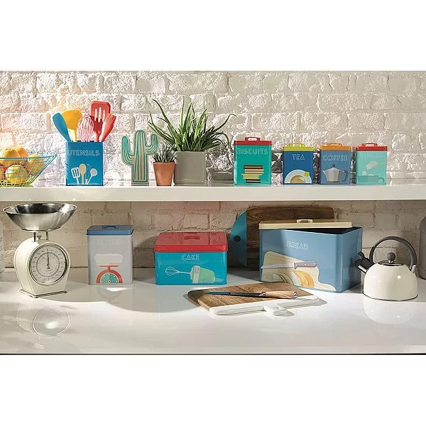 Емкость для хранения муки Bright Storage 16x11x20 см, металл + сталь, цвет бежевый, Kitchen Craft, Великобритания, KCPTFLOUR - изобр. 8
