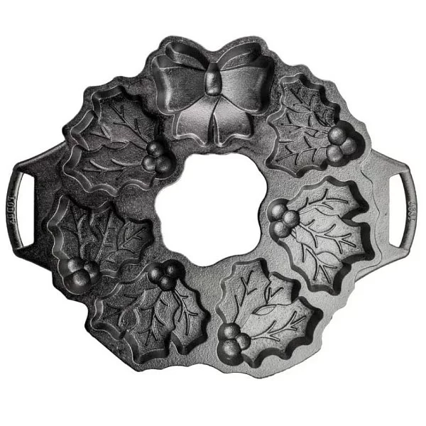 Форма для приготовления печенья, диаметр 30 см, чугун, Lodge, США, BWHW - изобр. 8