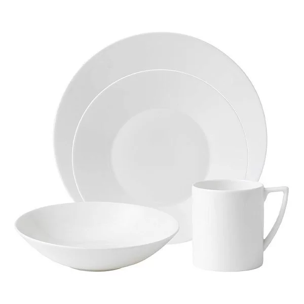 Набор столовой посуды Jasper Conran White на 4 персоны, 16 предметов, фарфор, цвет белый, Wedgwood, Великобритания, 40021667 - изобр. 7