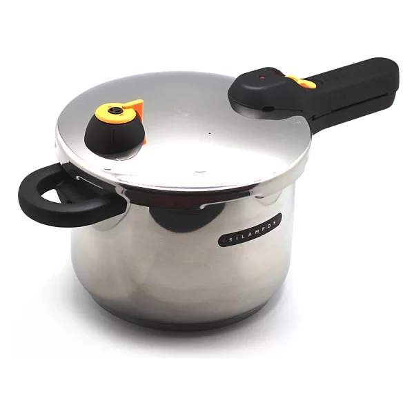 Скороварка с ручкой нержавеющая сталь, 6 л, Silampos, 644122018760 - изобр. 7