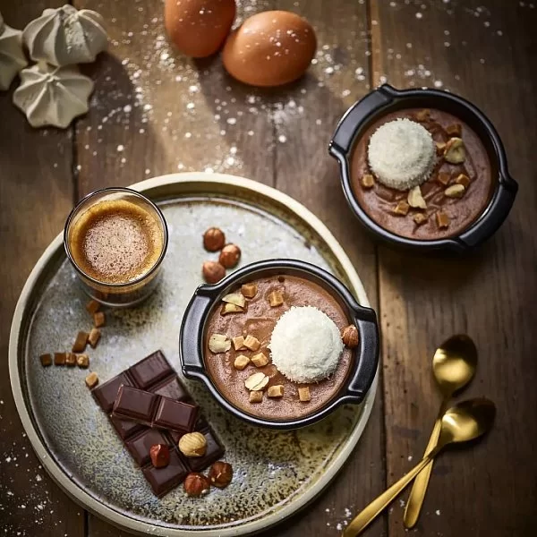 Набор из 2 рамекинов, керамика, цвет серый, Peugeot, Франция, 61876 - изобр. 9