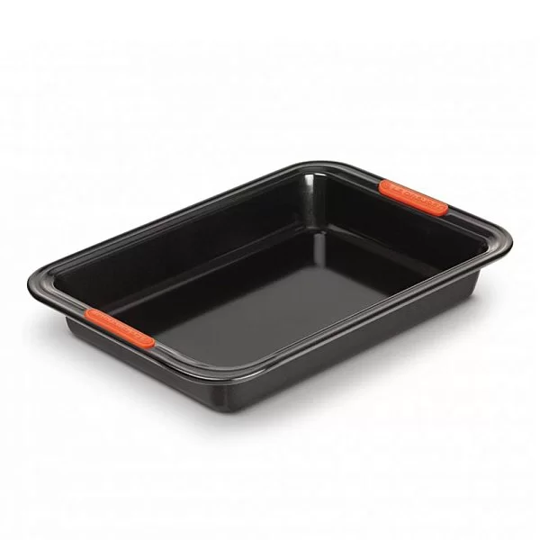 Форма для выпечки прямоугольная 33х23 см с антипригарным покрытием, алюминий, цвет гранитный, Le Creuset, Франция, 94101039000000 - изобр. 7