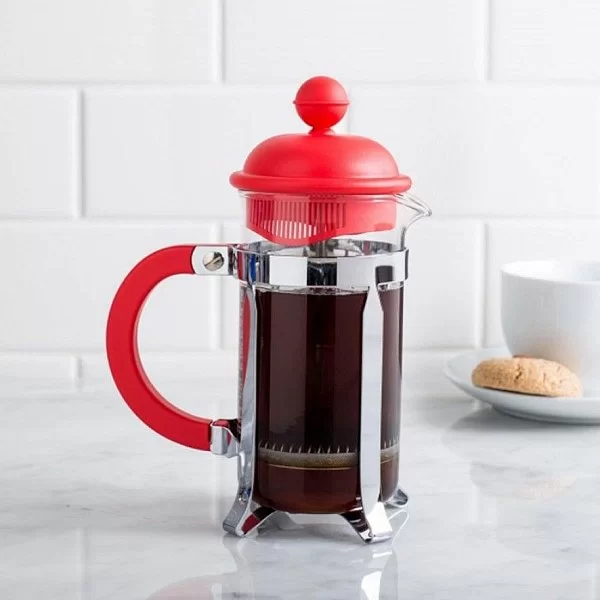 Френч-пресс Caffettiera 350 мл, стекло, цвет красный, Bodum, Швейцария, 1913-294 - изобр. 9