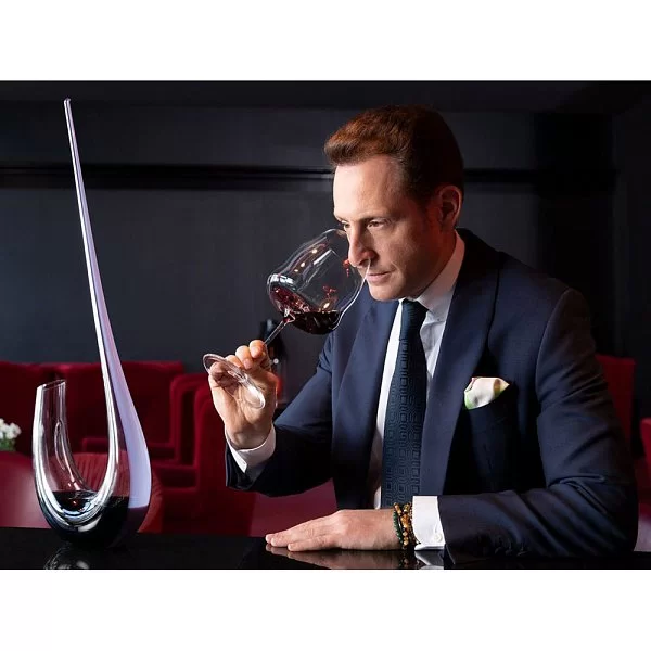 Бокал для красного вина Cabernet Sauvignon объем 1020 мл, хрусталь, серия Winewings, Riedel, Австрия, 1234/0 - изобр. 10