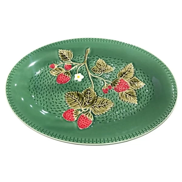 Блюдо овальное "Земляника" 35х24 см, керамика, Repast, RP67548 - изобр. 7