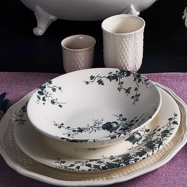 Тарелка обеденная "Птицы" 27,4 см, материал фаянс, Gien, Франция, 1840B4A450 - изобр. 8