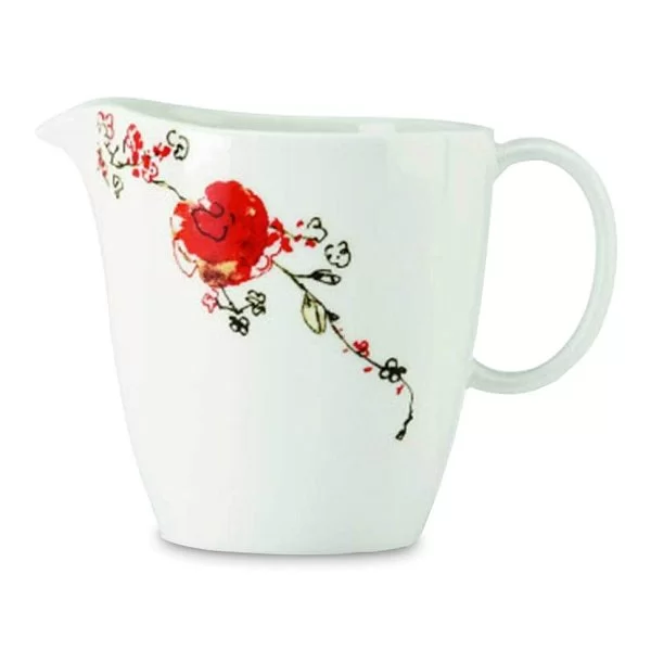 Молочник "Щебетание птиц", диаметр 10 см, цвет белый + декор, фарфор, Lenox, США, LEN826046-1 - изобр. 7