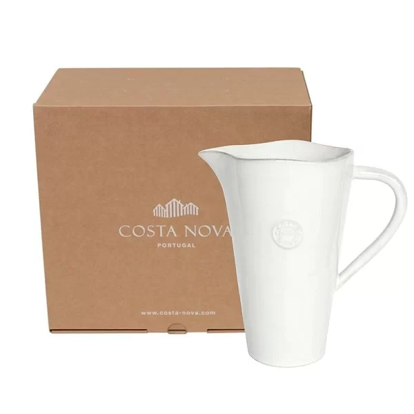 Кувшин Nova 1,5 л, материал керамика, цвет белый, Costa Nova, Португалия, NOZ241-WHE(NOZ241-02203B) - изобр. 9