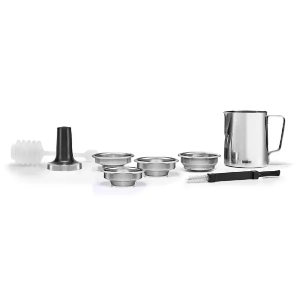 Полуавтоматическая эспрессо-машина с кофемолкой 2,5 л, цвет чугун, Kitchen Aid, США, 5KES6551EBK - изобр. 14