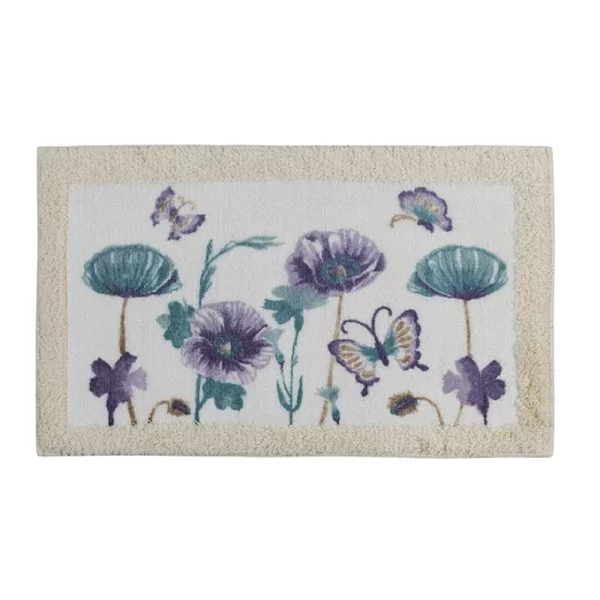 Коврик для ванной Garden Gate 86х53 см, материал полиэстер+акрил, Creative Bath, США, R1072LIL - изобр. 7