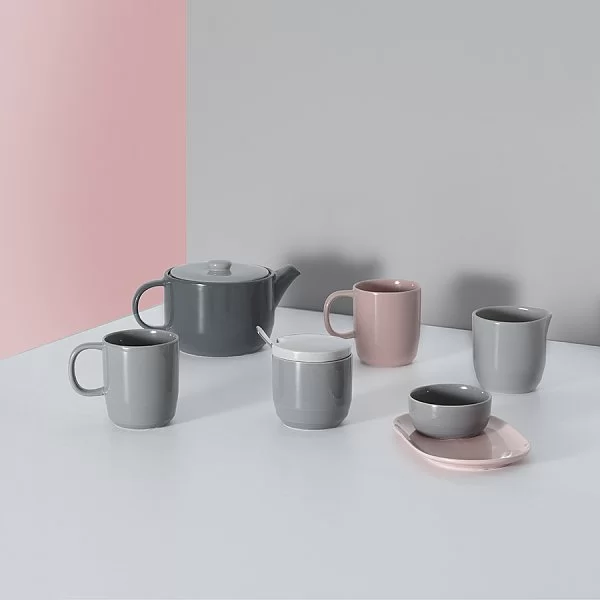 Миска Cafe Concept, диаметр 9 см, материал каменная керамика, цвет розовый, Typhoon, Великобритания, 1401.828V - изобр. 8