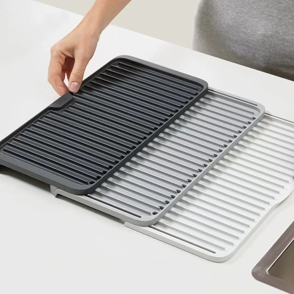 Коврик для сушки Tier раздвижной 36,2x19,9 см, материал пластик, цвет серый, Joseph Joseph, Великобритания, 85178 - изобр. 10