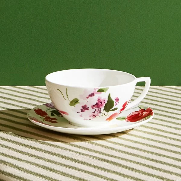 Чайное блюдце Jasper Conran Floral 16x2 см, материал фарфор, Wedgwood, Великобритания, 40015356 - изобр. 8