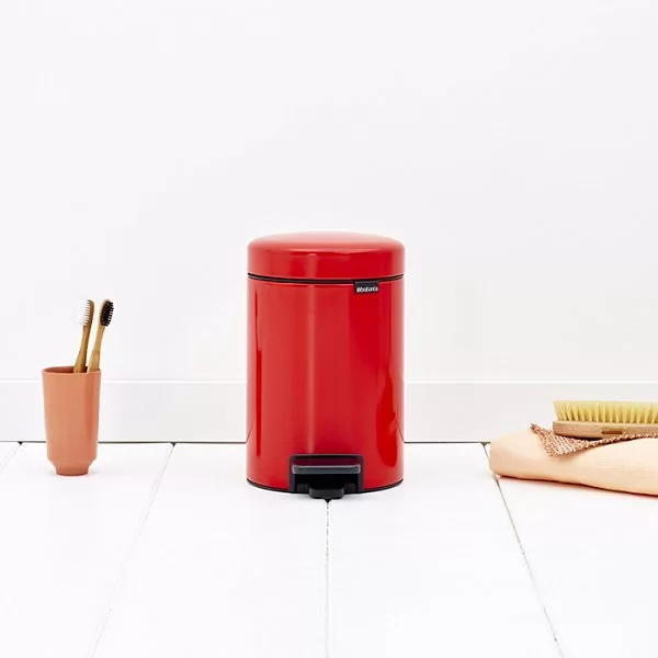 Мусорный бак с педалью NewIcon, 3л, пламенно-красный, Brabantia, 112140 - изобр. 11