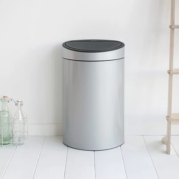 Мусорный бак Touch Bin New 40л, серый металлик, Brabantia, 114922 - изобр. 10