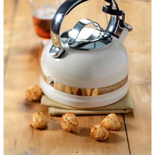 Чайник наплитный 1,9 л, со свистком, кремовый, Kitchen Aid, KTEN20SBAC - изобр. 9