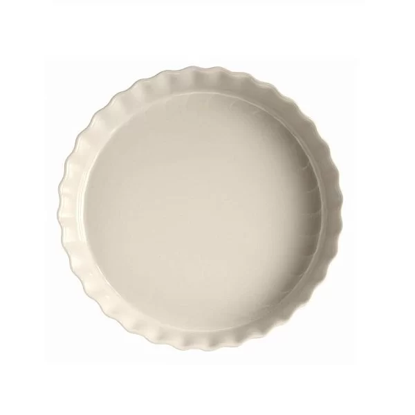 Форма &quot; Киш&quot;, диаметр 32 см, цвет кремовый, керамика, Emile Henry, Франция, 026032 - изобр. 8