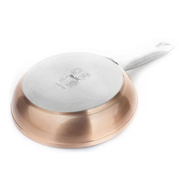 Сковорода антипригарная Natura Copper 28 см материал алюминий, высота 5 см, Ibili, Испания, 495028 - изобр. 11