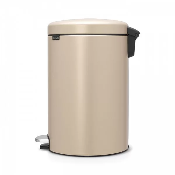 Мусорный бак с педалью NewIcon, 20л, минерально-золотой, Brabantia, 115882 - изобр. 9