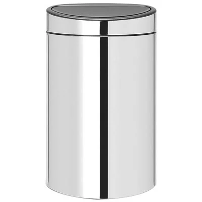 Мусорный бак Touch Bin Bo объем 60 л, 54,5x31,2x65,6 см, нержавеющая сталь, цвет минерально-золотой, Brabantia, Бельгия, 223105 - изобр. 36