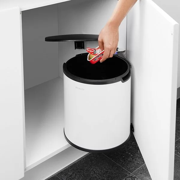 Мусорный бак встраиваемый 10л, белый, Brabantia, 428081 - изобр. 12