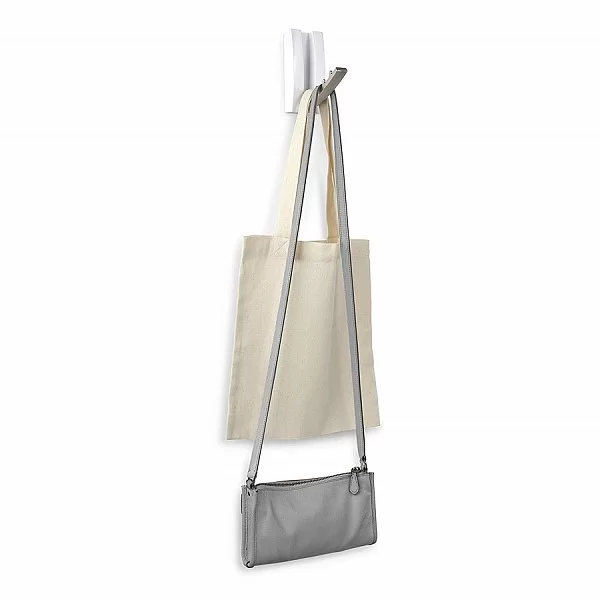 Кронштейн для вешалок складной Flip Valet 29,5х5,5 см, цвет белый, материал никель + дерево, Umbra, Канада, 1010188-660 - изобр. 10
