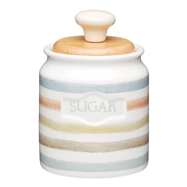 Емкость для хранения сахара малая Classic Collection 9x12,5 см, объем 0,45 л, керамика, Kitchen Craft, Великобритания, KCCCSUGPOT - изобр. 7