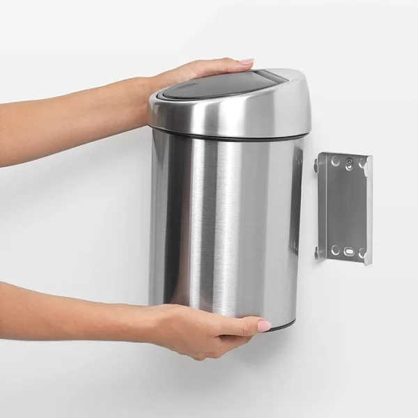 Мусорный бак Touch Bin 3л, матовая сталь, Brabantia, 378645 - изобр. 11