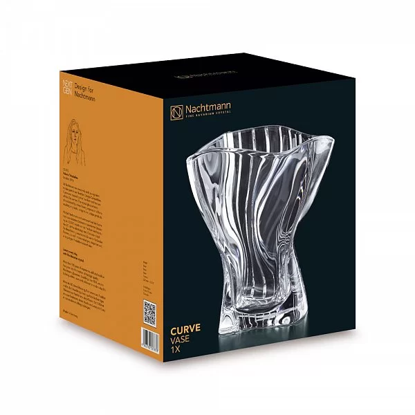 Ваза для цветов Curve 22 см хрусталь, Nachtmann, 99439 - изобр. 9