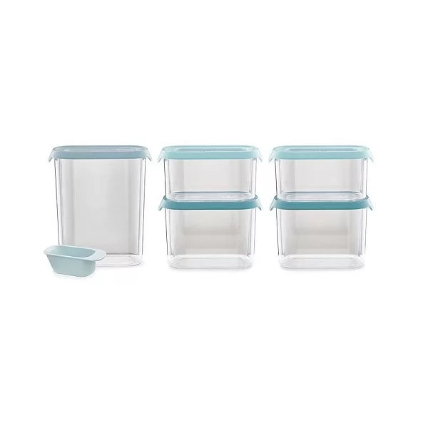 Набор из 5-ти контейнеров для хранения CupboardStore 8,5х21х31 см, полистирол, цвет опал, Joseph Joseph, Великобритания, 81113 - изобр. 12