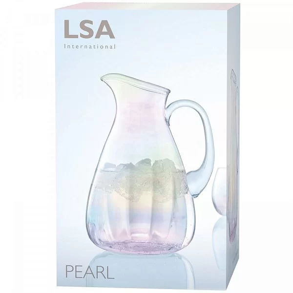 Кувшин для воды стеклянный Pearl объем 2,2 л, LSA International, Великобритания, G1446-79-916 - изобр. 11