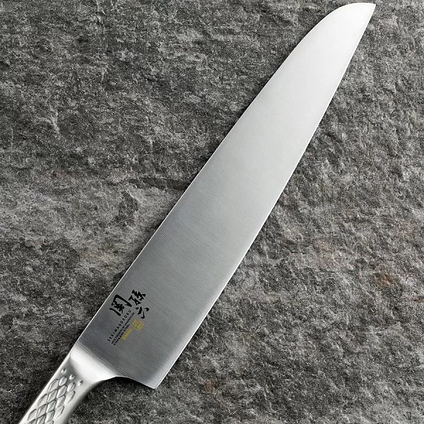 Нож кухонный поварской Gyuto длина лезвия 24 см, сталь DSR1K6, Kai, Япония, AB-5160 - изобр. 8