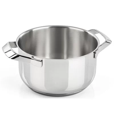 Кастрюля низкая со стеклянной крышкой 2,5 л нержавеющая сталь, диаметр 24 см, серия Modern, Kuhn Rikon, 37279 - изобр. 27