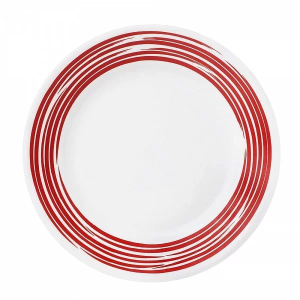 Тарелка закусочная Brushed Red 22 см, стекло, Corelle, 1118421 - изобр. 7