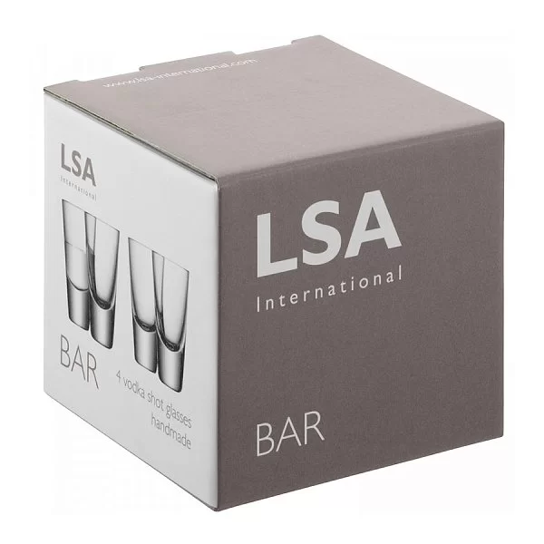 Набор стопок для водки Bar, 0,1л, 4 шт, LSA, G311-04-991 - изобр. 10