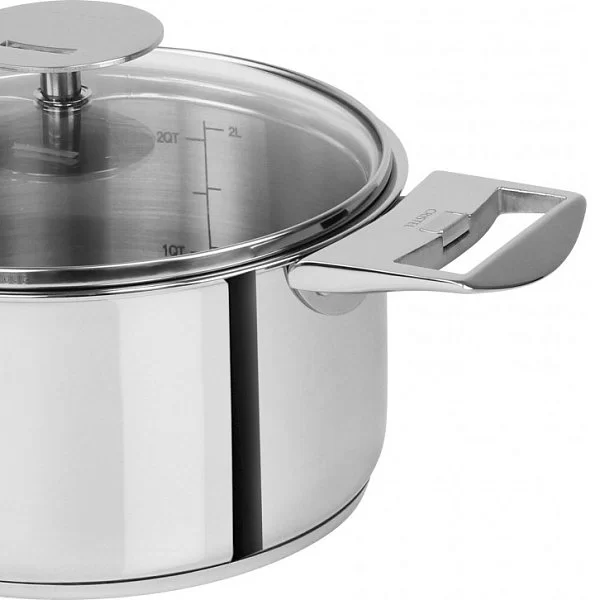 Кастрюля Casteline 7.1 л, диаметр 26 см, нержавеющая сталь 18/10, зеркальная полировка, Cristel, Франция, F26QMP - изобр. 9