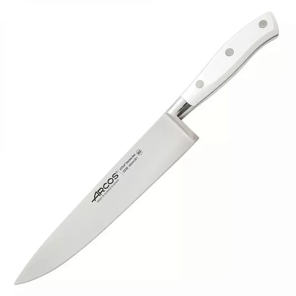 Набор из 4 кухонных ножей +ножницы Riviera Blanca в подставке из бука, нержавеющая сталь Nitrum, Arcos, Испания, 234524 - изобр. 10